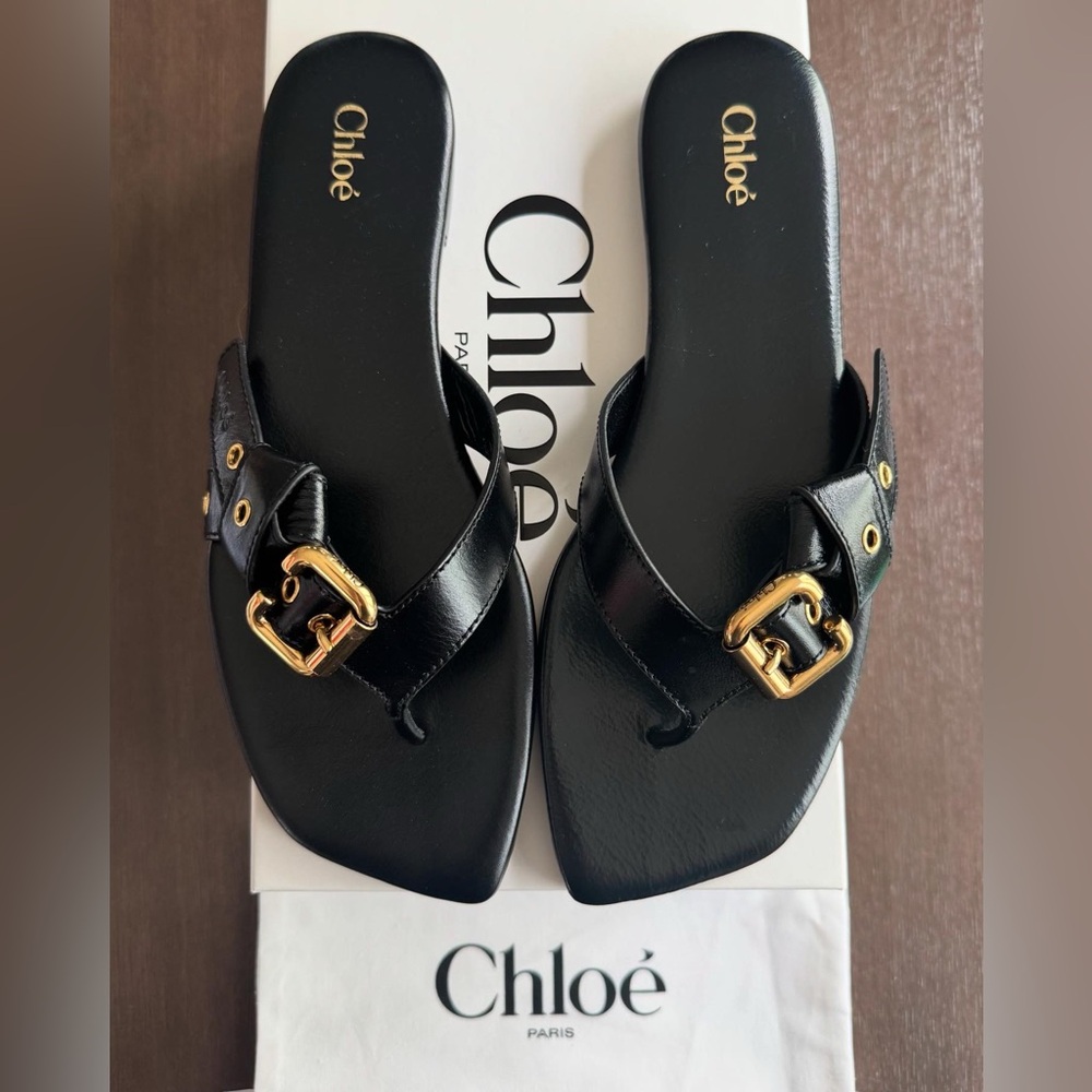 Chloé Mae Leather Sandal